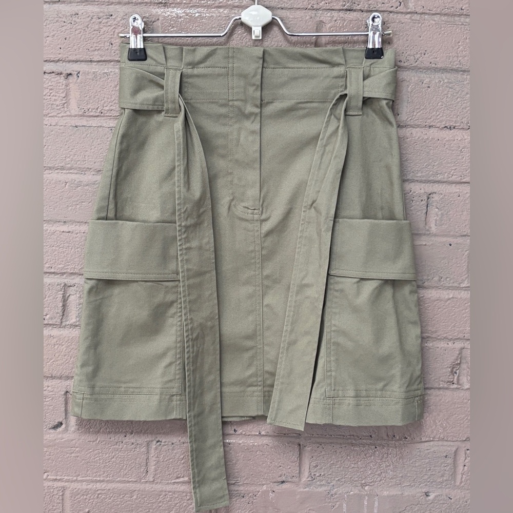 LOFT  Olive Green cargo skirt  00 - Picture 6 of 8